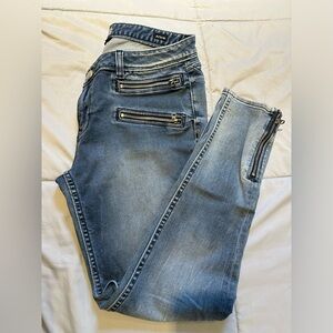 Express Rerock Ankle Jeans